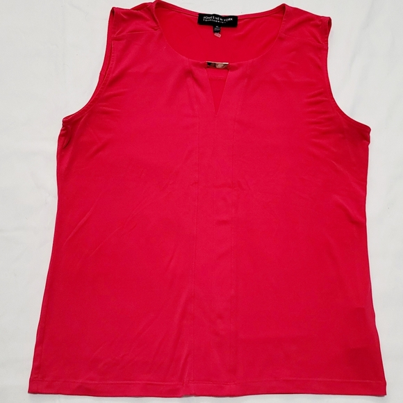 Jones New York sleeveless Red top Size medium - Picture 7 of 8